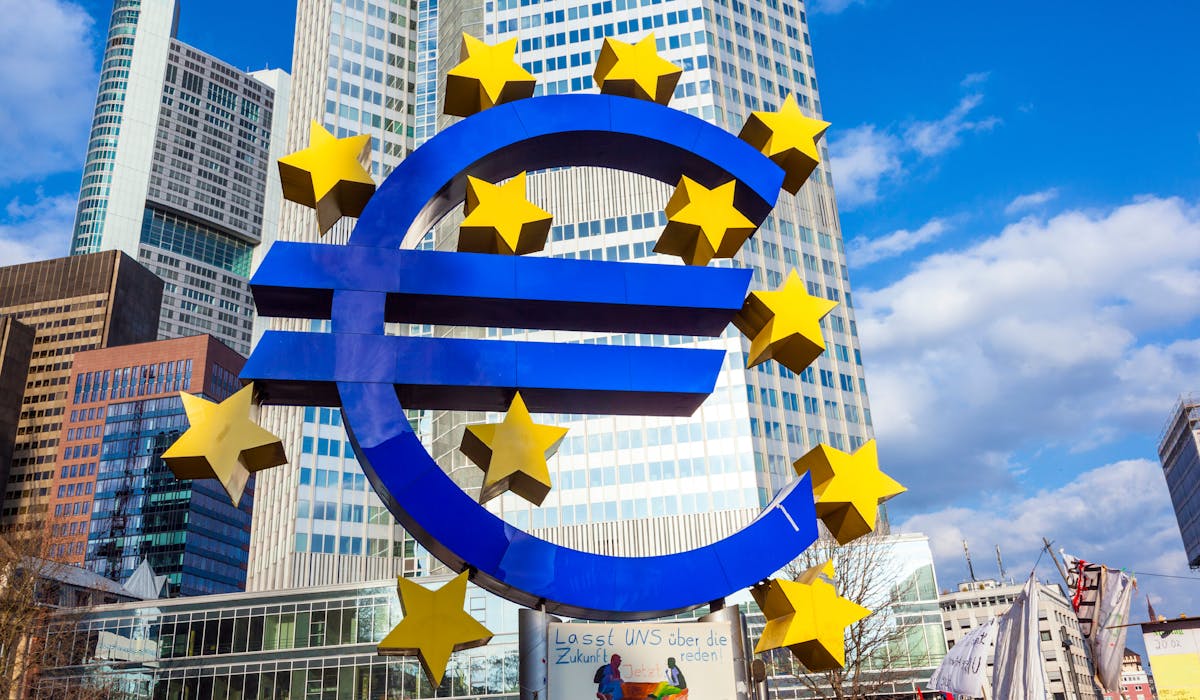 Le siège de la banque centrale européenne, à Francfort, en Allemagne. Le siège de la banque centrale européenne, à Francfort, en Allemagne.