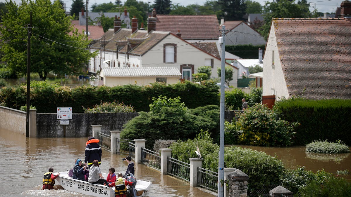 Châlette-sur-Loing (Loiret), ici le 1er juin, figure parmi les communes reconnues en état de catastrophe naturelle dans l’arrêté paru le 9.