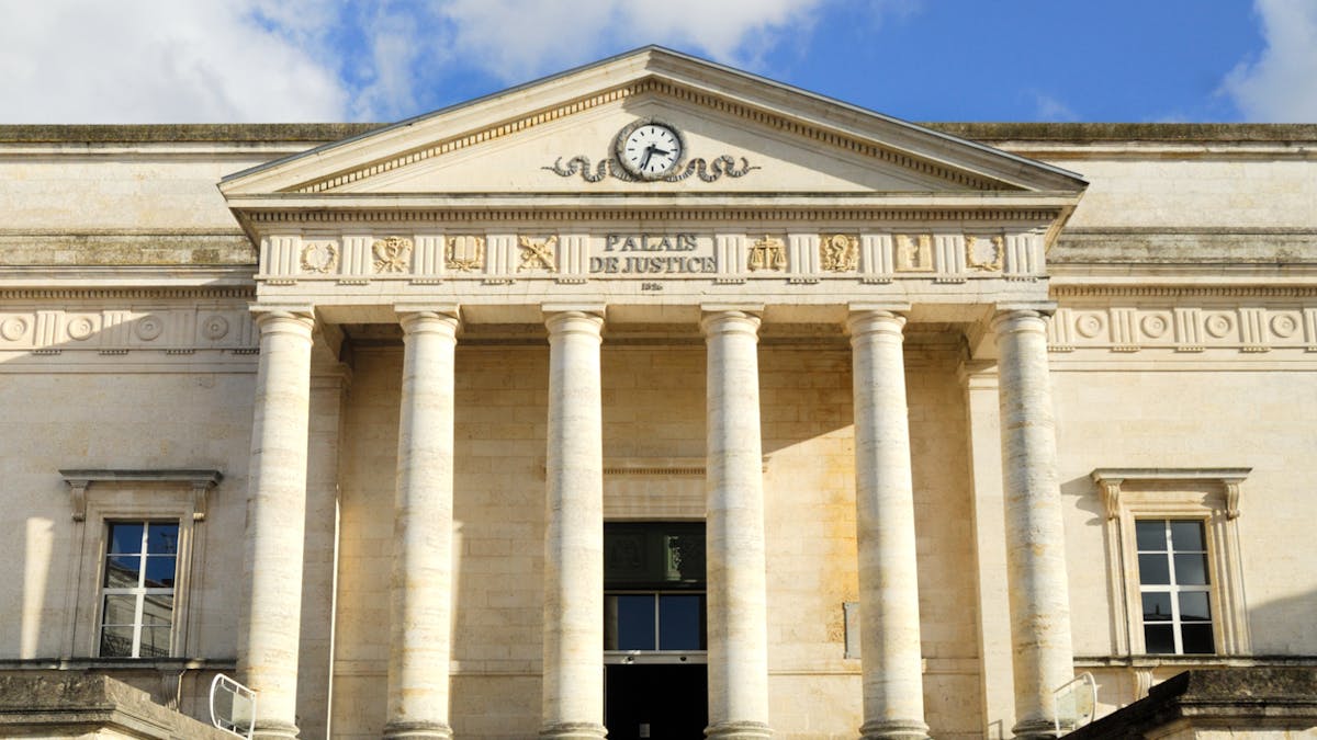 Le palais de justice d’Angoulême.