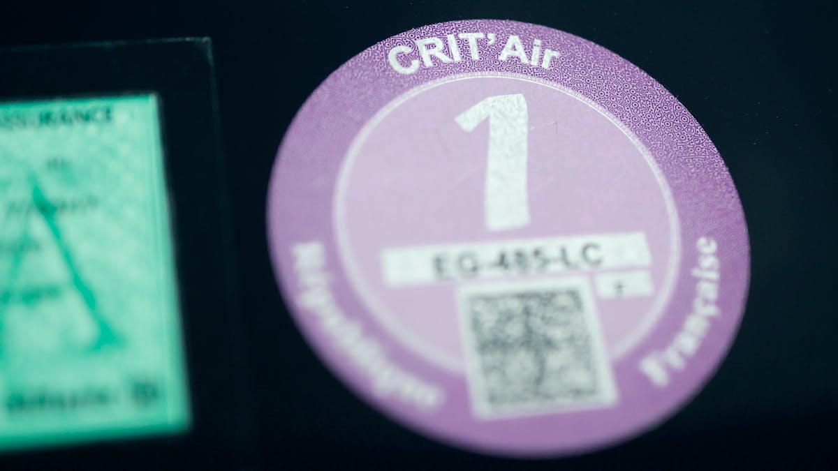 La pastille Crit’Air devient obligatoire à Annecy.