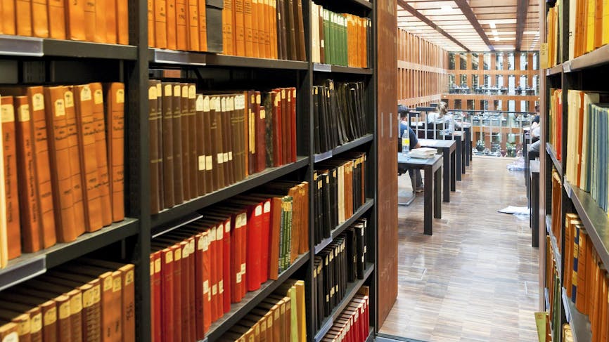 La bibliothèque de l’université Humbold de Berlin, en Allemagne.