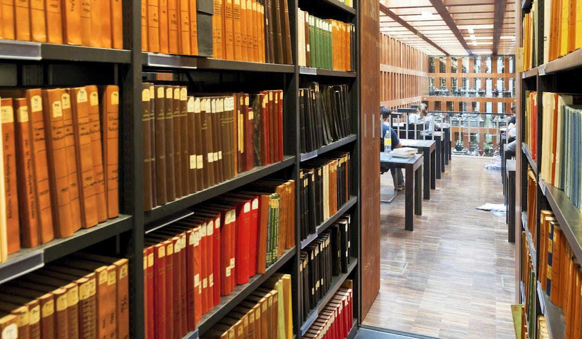 La bibliothèque de l’université Humbold de Berlin, en Allemagne. La bibliothèque de l’université Humbold de Berlin, en Allemagne.
