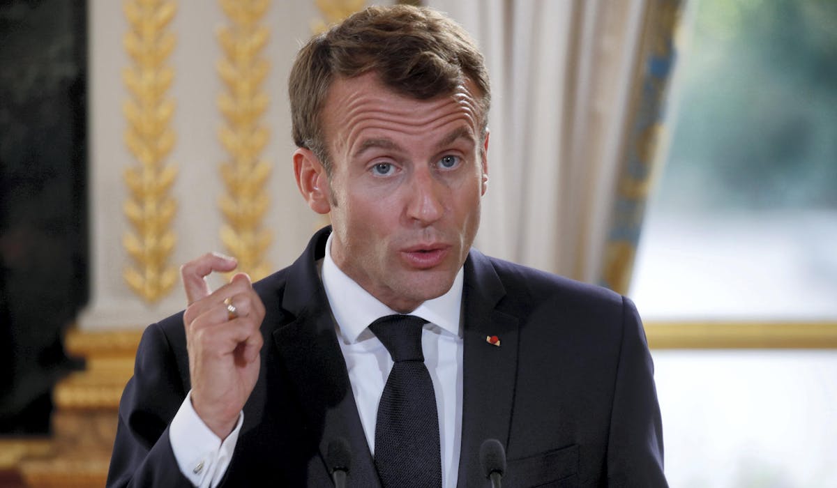 Emmanuel Macron, lundi à l’Elysée. Emmanuel Macron, lundi à l’Elysée.