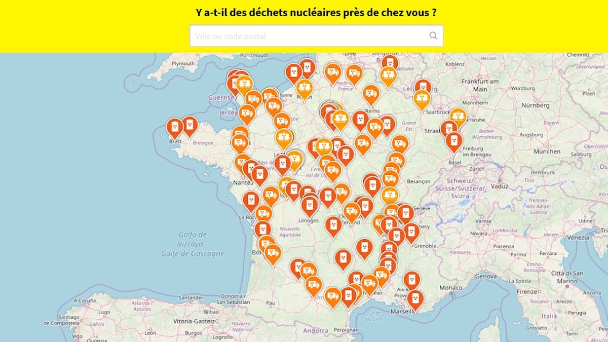 Les déchets nucléaires sont présents un peu partout en France.