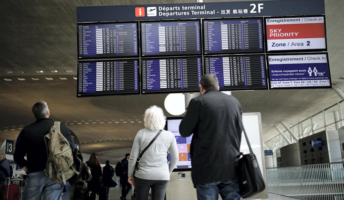 Le Groupe ADP exploite notamment l’aéroport de Roissy-Charles de Gaulle. Le Groupe ADP exploite notamment l’aéroport de Roissy-Charles de Gaulle.