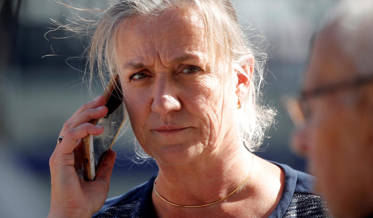 La pneumologue Irène Frachon lors de l’ouverture du procès du Mediator, le 23 septembre à Paris.