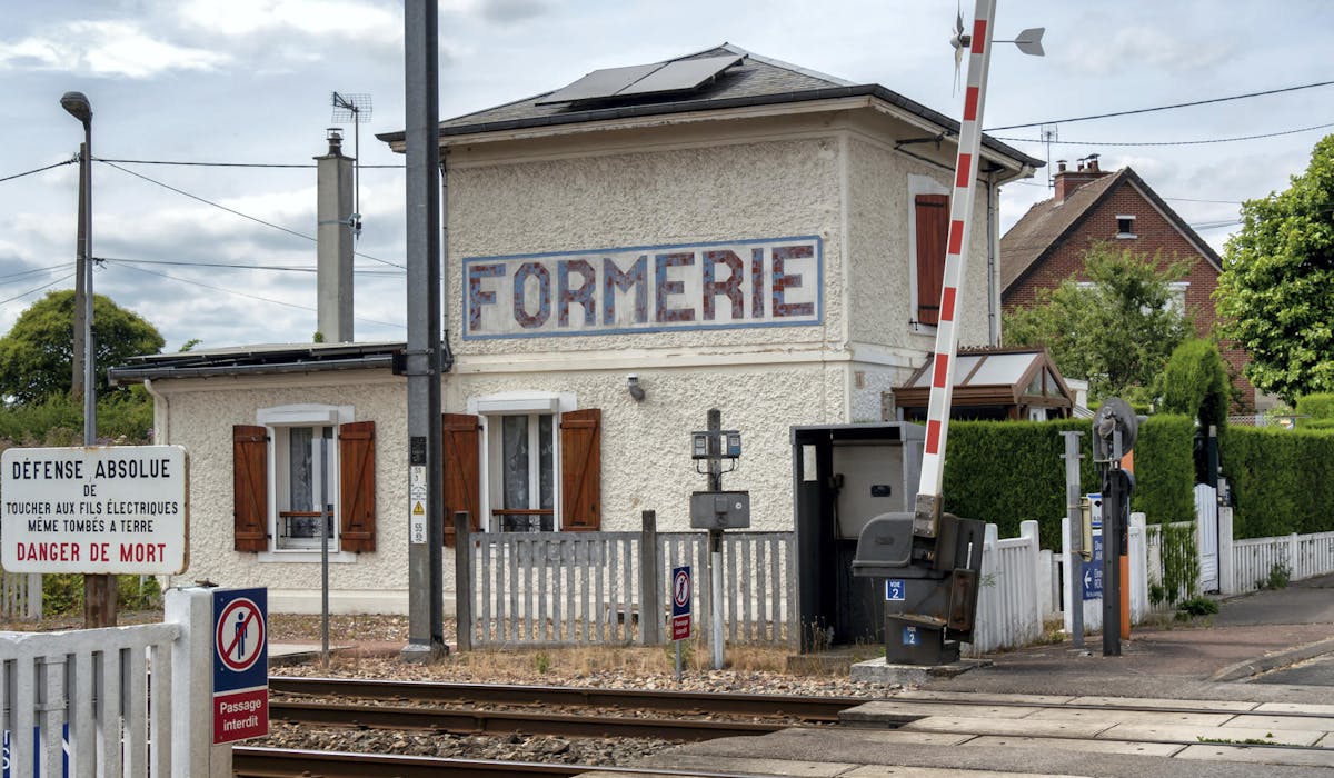 Un passage à niveau dans l’Oise.
