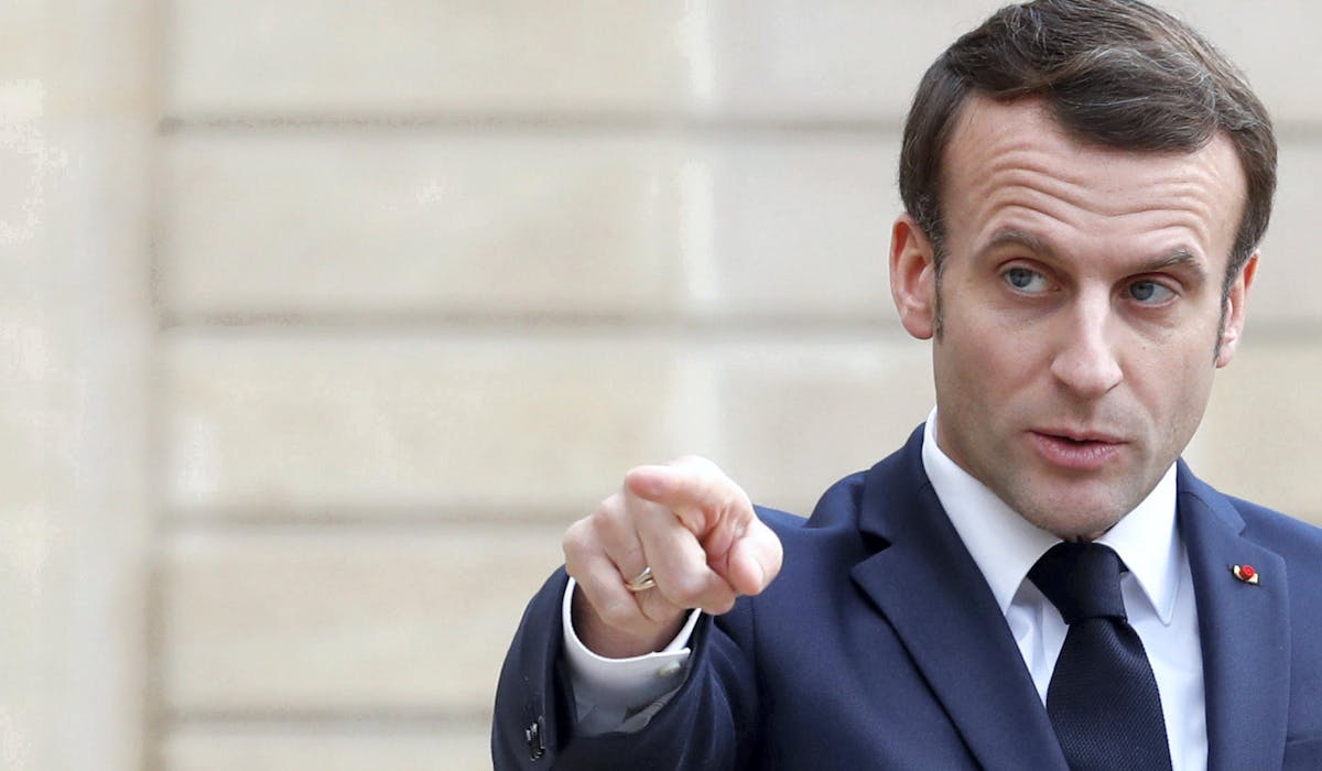 Emmanuel Macron, à l’Elysée ce mercredi.