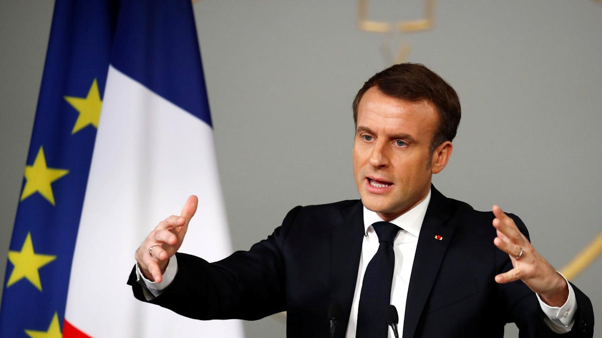 Emmanuel Macron le 11 février à l’Elysée.