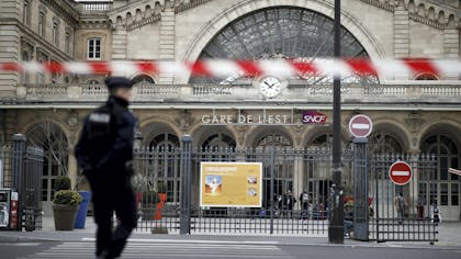 La gare de l’Est à Paris, le 17 mars.