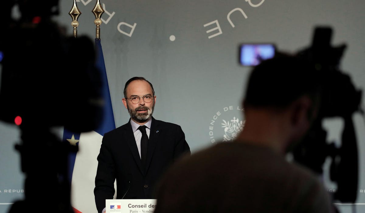 Edouard Philippe, le 27 mars à l’Elysée.