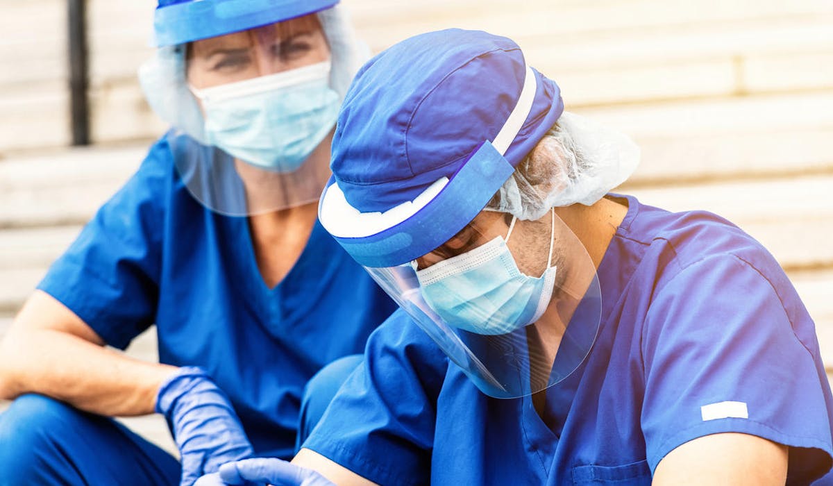 Des infirmières pendant la crise du Covid-19