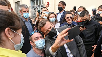 Emmanuel Macron, foule, Valence