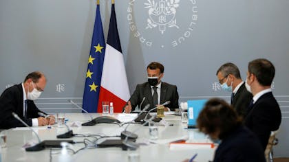 Elysée, réunion, Emmanuel Macron, Jean Castex, Alexis Kohler, Olivier Véran