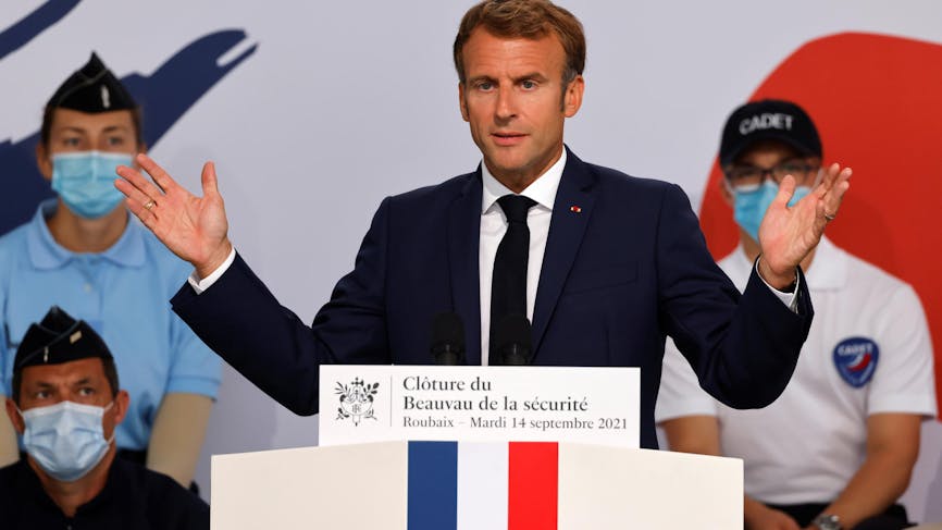 Emmanuel Macron, discours, Beauvau