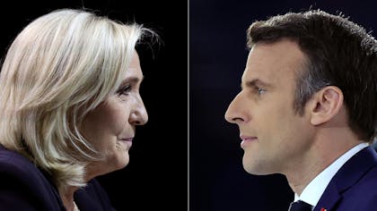 Marine Le Pen, Emmanuel Macron