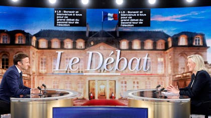 Emmanuel Macron, Marine Le Pen, débat