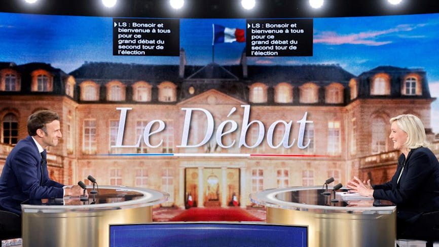 Emmanuel Macron, Marine Le Pen, débat