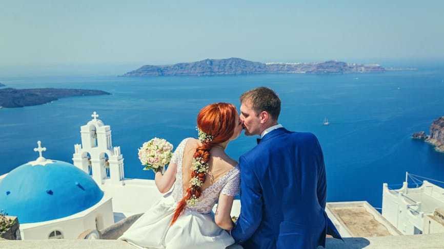 un mariage en Grèce