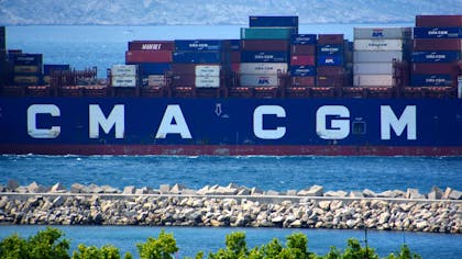 Container CMA CGM, Marseille