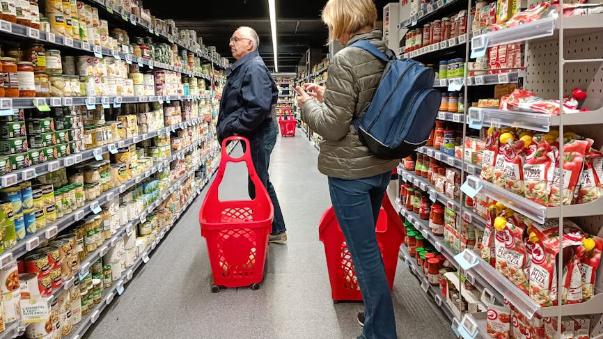 supermarché alimentation inflation courses