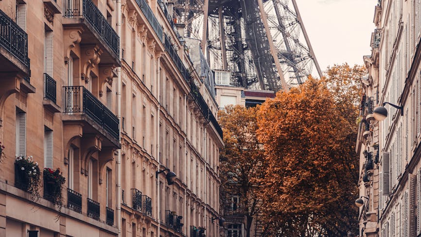 Immeubles, Paris, Tour Eiffel